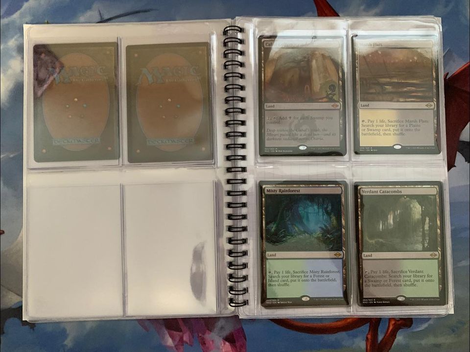 MTG x D&D Notebook with Cards