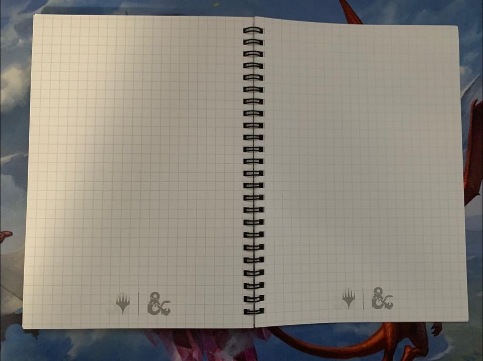 MTG x D&D Notebook with Cards