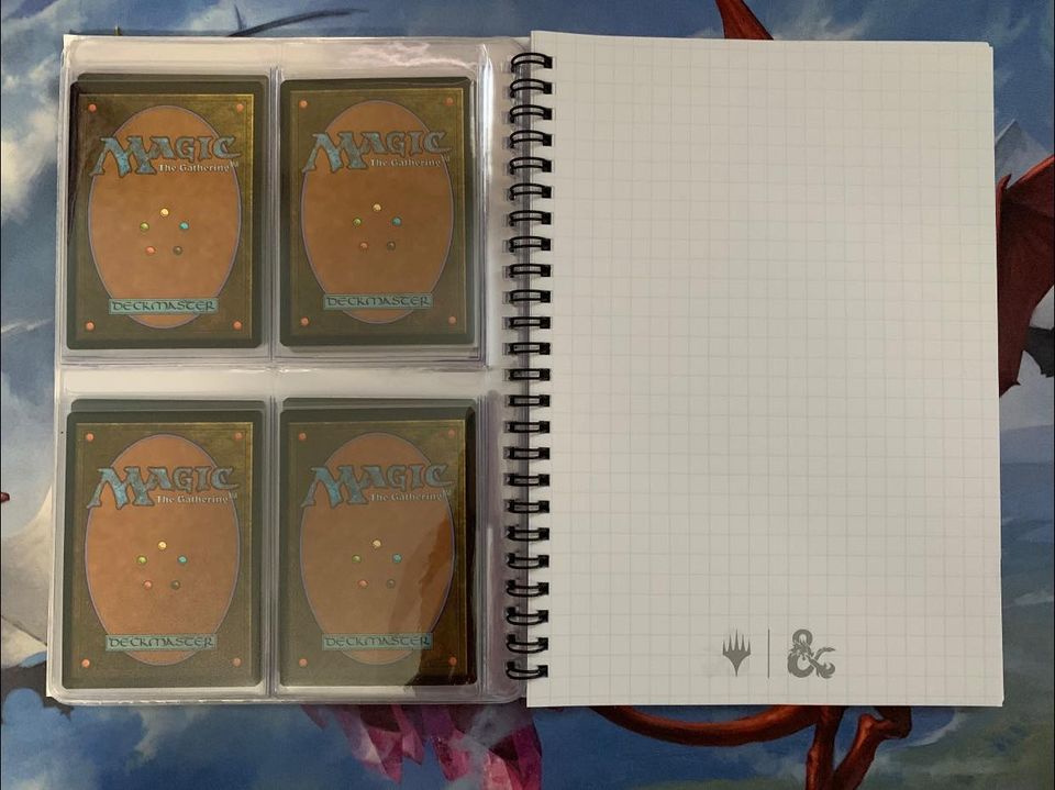 MTG x D&D Notebook with Cards